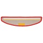 Alfombrillas para escaleras 10 unidades 56x17x3 cm Rojo Semicircular en Hogar | Comprar online en Foru.es