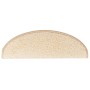 Alfombrillas para escaleras 10 unidades 65x21x4 cm Crema Semicircular Grande en Hogar | Comprar online en Foru.es
