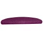 Felpudos para escaleras 10 unidades 65x21x4 cm violeta semicircular grande en Hogar | Comprar online en Foru.es