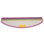 Felpudos para escaleras 10 unidades 65x21x4 cm violeta semicircular grande en Hogar | Comprar online en Foru.es
