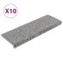 Alfombrillas para escaleras 10 unidades 65x21x4 cm Gris Borde Rectangular en Hogar | Comprar online en Foru.es