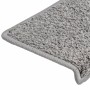Alfombrillas para escaleras 10 unidades 65x21x4 cm Gris Borde Rectangular en Hogar | Comprar online en Foru.es