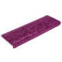Alfombrillas para escaleras 10 unidades 65x21x4 cm violeta borde rectangular en Hogar | Comprar online en Foru.es
