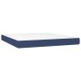 Cama box spring colchón y luces LED tela azul 160x200 cm de vidaXL, Camas y somieres - Ref: Foro24-3139131, Precio: 608,59 €,...