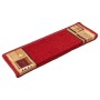 Alfombrillas de escalera autoadhesivas 10 uds rojo 65x21x4 cm en Hogar | Comprar online en Foru.es
