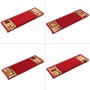 Alfombrillas de escalera autoadhesivas 10 uds rojo 65x21x4 cm en Hogar | Comprar online en Foru.es