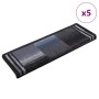 Alfombrillas escalera autoadhesivas 5uds negro y gris 65x21x4cm en Hogar | Comprar online en Foru.es