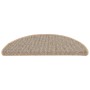Felpudos para escaleras (15 unidades, 56 x 17 x 3 cm, marrón, semicirculares) en Hogar | Comprar online en Foru.es