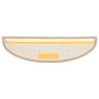 Felpudos para escaleras (15 unidades, 56 x 17 x 3 cm, marrón, semicirculares) en Hogar | Comprar online en Foru.es