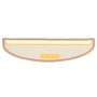 Felpudos para escaleras (15 unidades, 56 x 17 x 3 cm, marrón claro, semicirculares) en Hogar | Comprar online en Foru.es