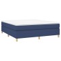 Cama box spring con colchón tela azul 160x200 cm de vidaXL, Camas y somieres - Ref: Foro24-3144536, Precio: 449,99 €, Descuen...
