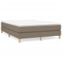 Estructura de cama de tela gris taupe 140x190 cm de vidaXL, Camas y somieres - Ref: Foro24-3120610, Precio: 118,75 €, Descuen...