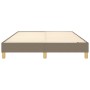 Estructura de cama de tela gris taupe 140x190 cm de vidaXL, Camas y somieres - Ref: Foro24-3120610, Precio: 118,75 €, Descuen...