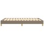 Estructura de cama de tela gris taupe 140x190 cm de vidaXL, Camas y somieres - Ref: Foro24-3120610, Precio: 118,75 €, Descuen...