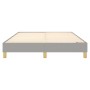 Estructura de cama de tela gris claro 140x190 cm de vidaXL, Camas y somieres - Ref: Foro24-3120606, Precio: 115,92 €, Descuen...
