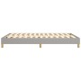 Estructura de cama de tela gris claro 140x190 cm de vidaXL, Camas y somieres - Ref: Foro24-3120606, Precio: 115,92 €, Descuen...