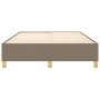Estructura de cama de tela gris taupe 140x190 cm de vidaXL, Camas y somieres - Ref: Foro24-3120957, Precio: 135,58 €, Descuen...