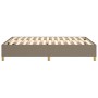 Estructura de cama de tela gris taupe 140x190 cm de vidaXL, Camas y somieres - Ref: Foro24-3120957, Precio: 135,58 €, Descuen...