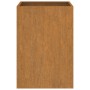 Jardinera de acero corten 52x48x75 cm de vidaXL, Maceteros y jardineras - Ref: Foro24-821555, Precio: 77,08 €, Descuento: %