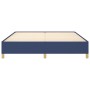 Estructura de cama de tela azul 160x200 cm de vidaXL, Camas y somieres - Ref: Foro24-3120975, Precio: 129,26 €, Descuento: %