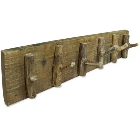 Perchero madera maciza reciclada 60x15 cm de vidaXL, Percheros para sombreros y abrigos - Ref: Foro24-244501, Precio: 41,20 €...