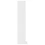 Plywood white CD shelf 21x20x88 cm by vidaXL, CD and DVD storage - Ref: Foro24-800351, Price: 32,49 €, Discount: %