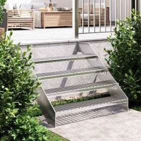 Peldaño de rejilla acero galvanizado 100x24x7 cm en Hogar | Comprar online en Foru.es