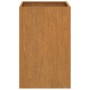 Jardinera de acero corten 52x48x75 cm de vidaXL, Maceteros y jardineras - Ref: Foro24-821555, Precio: 77,08 €, Descuento: %