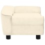 Sofá para perros felpa color crema 72x45x30 cm en Camas para perros | Comprar online en Foru.es
