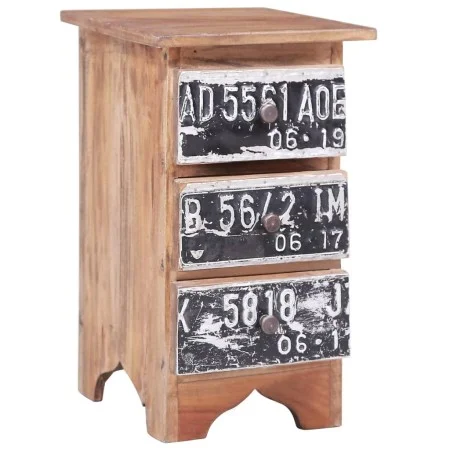 Mesita de noche de madera maciza reciclada 30x30x51 cm de vidaXL, Mesitas de noche - Ref: Foro24-283921, Precio: 94,73 €, Des...