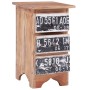 Mesita de noche de madera maciza reciclada 30x30x51 cm de vidaXL, Mesitas de noche - Ref: Foro24-283921, Precio: 96,36 €, Des...