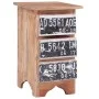 Mesita de noche de madera maciza reciclada 30x30x51 cm de vidaXL, Mesitas de noche - Ref: Foro24-283921, Precio: 94,73 €, Des...