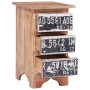 Mesita de noche de madera maciza reciclada 30x30x51 cm de vidaXL, Mesitas de noche - Ref: Foro24-283921, Precio: 96,36 €, Des...