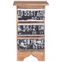 Mesita de noche de madera maciza reciclada 30x30x51 cm de vidaXL, Mesitas de noche - Ref: Foro24-283921, Precio: 96,36 €, Des...