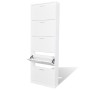 Mueble zapatero blanco con 5 compartimentos en Zapateros y organizadores de calzado | Comprar online en Foru.es
