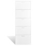 Mueble zapatero blanco con 5 compartimentos en Zapateros y organizadores de calzado | Comprar online en Foru.es