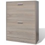 Mueble zapaterocolor roble con 2 compartimentos en Zapateros y organizadores de calzado | Comprar online en Foru.es