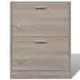 Mueble zapaterocolor roble con 2 compartimentos en Zapateros y organizadores de calzado | Comprar online en Foru.es