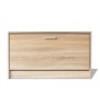 Banco zapatero de color roble 80x24x45 cm en Zapateros y organizadores de calzado | Comprar online en Foru.es