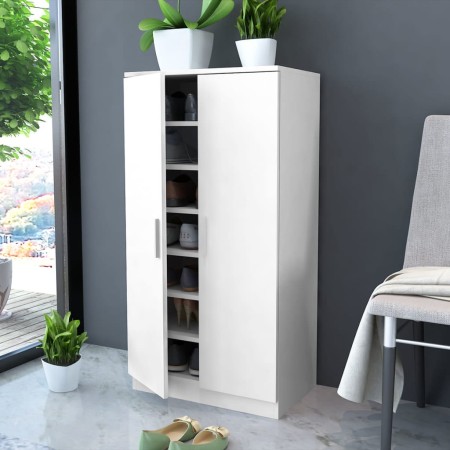 Mueble zapatero con 7 estantes blanco en Zapateros y organizadores de calzado | Comprar online en Foru.es