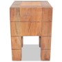 Taburete de madera maciza de caoba en Taburetes y sillas plegables | Comprar online en Foru.es