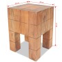 Taburete de madera maciza de caoba en Taburetes y sillas plegables | Comprar online en Foru.es