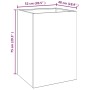 Jardinera de acero corten 52x48x75 cm de vidaXL, Maceteros y jardineras - Ref: Foro24-821555, Precio: 77,08 €, Descuento: %