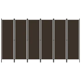 6-panel brown room divider screen 300x180 cm by vidaXL, Room dividers - Ref: Foro24-320728, Price: 55,22 €, Discount: %