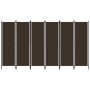 Biombo divisor de 6 paneles marrón 300x180 cm de vidaXL, Divisores de ambientes - Ref: Foro24-320728, Precio: 46,67 €, Descue...