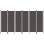 Biombo divisor de 6 paneles gris antracita 300x180 cm de vidaXL, Divisores de ambientes - Ref: Foro24-320729, Precio: 47,58 €...