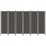 Biombo divisor de 6 paneles gris antracita 300x180 cm de vidaXL, Divisores de ambientes - Ref: Foro24-320729, Precio: 60,80 €...