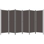 Biombo divisor de 6 paneles gris antracita 300x180 cm de vidaXL, Divisores de ambientes - Ref: Foro24-320729, Precio: 47,58 €...