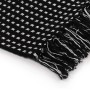 Manta a cuadros de algodón negro 125x150 cm en Ropa de cama | Comprar online en Foru.es