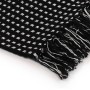 Manta a cuadros de algodón negro 160x210 cm en Ropa de cama | Comprar online en Foru.es